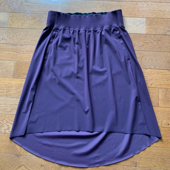 ATHLETA HIGH RISE COSMIC SKIRT-AGATE PURPLE-NWOT-S - Picture 2 of 14